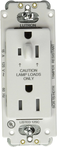Product image for Lutron SCR-15-HDTR-SW SATIN 15 A TMPR