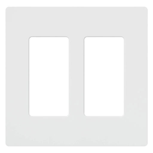 CW-2-WH - CLARO WALLPLATE 2 GNG WH