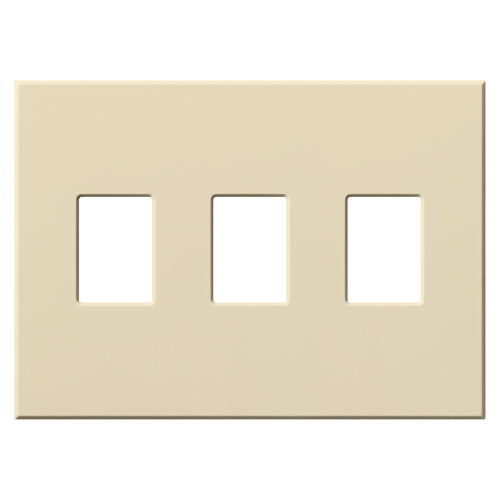Product image for Lutron VWP-3-BE VAREO WALLPLATE 3GNG B