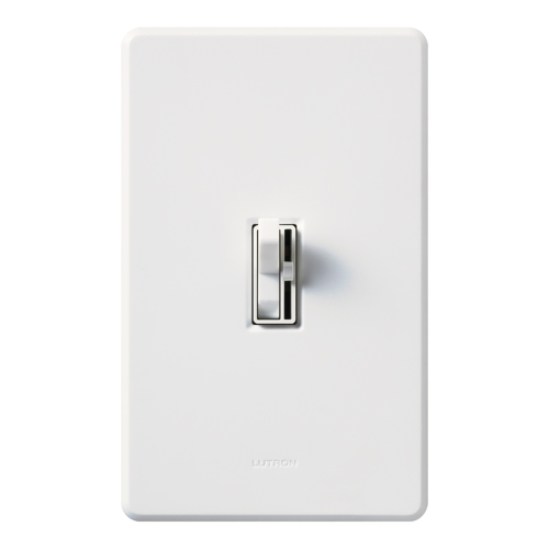 Product image for Lutron AYLV-600PH-WH 120 VAC 600 VA White 1-Pole Magnetic Low Voltage Preset Dimmer