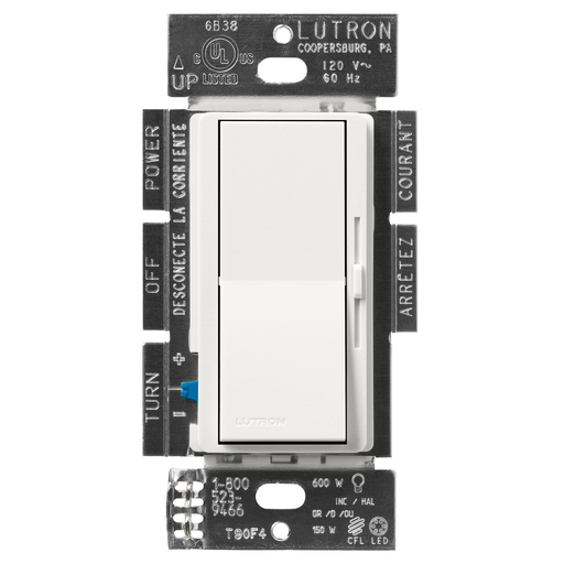 Product image for Lutron DVSCCL-153P-RW DIVA 150W DIM RW