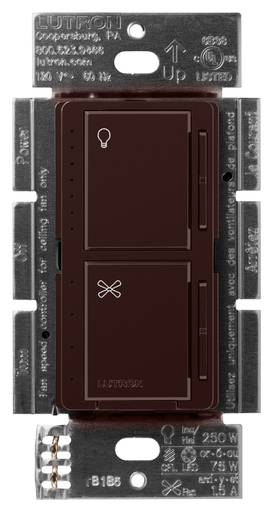 Product image for Lutron MACL-LFQ-BR MACL FAN LIGHT BROW