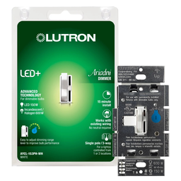 Product image for Lutron AYCL-153PH-WH Ariadni CFL/LED Dimmer