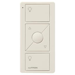 Lutron PJ2-3BRL-LA-L01R Pico 3-Button with Raise/Lower Light Almond Remote Control