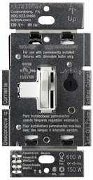 Product image for Lutron AYCL-153P-WH Ariadni CFL/LED Dimmer