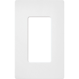 Product image for Lutron SC-1-SW Satin 1-Gang Wallplate