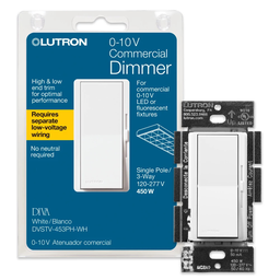 Lutron DVSTV-453PH-WH DIVA 0-10V 450W