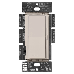 Lutron DVSCCL-153P-TP DIVA CFL/LED BOX