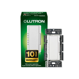 Product image for Lutron MACL-153M-WH 3-Way 150W CFL/LED MAESTRO Dimmer - White