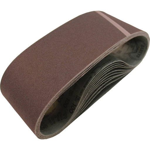 4" x 24" Abrasive Belt, 80 Grit 10/pk