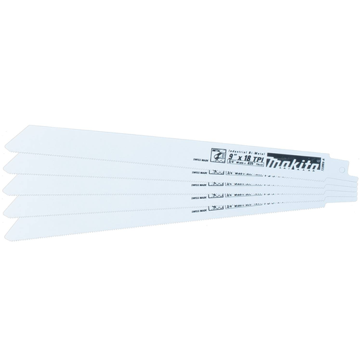 9" Metal Cutting Recipro Saw Blade, 18TPI, 5/pk