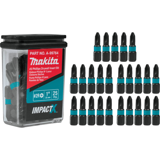 ImpactX™ #2 Phillips Drywall 1″ Insert Bit, 25/pk