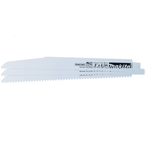 9" Demolition Recipro Saw Blade, 6TPI, 3/pk