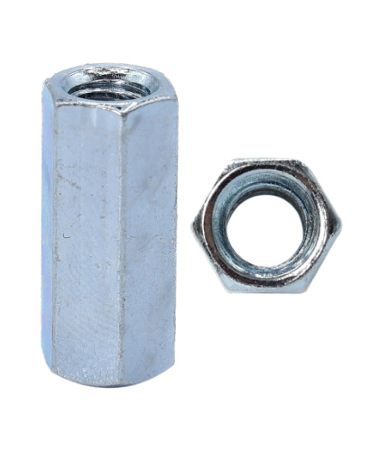 Product image for Cully 59626J 3/8"-16 to 1/2"-13 Reducing Coupling, Hex, Zinc
