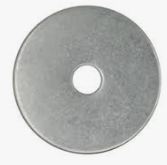 Product image for Cully 40743HGJ 3/8 x 1- 1/4" Fender Washers, Hot Dip Galvanized, Jar