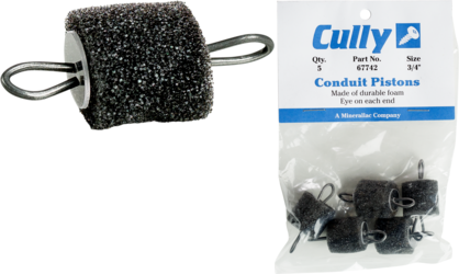 Product image for Cully 67744 1" Foam Conduit Pistons