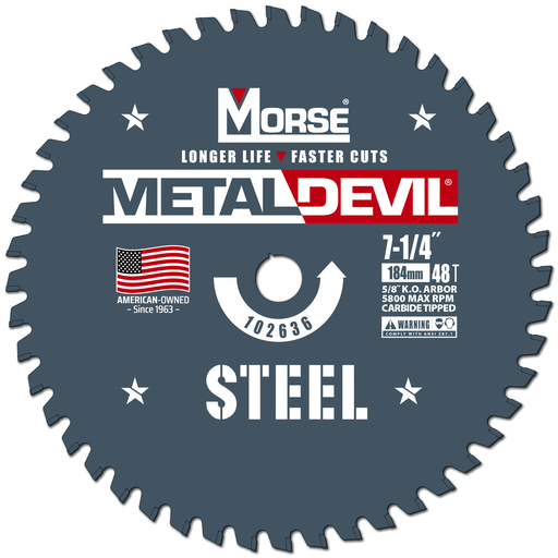 7-1/4" X 20MM STEEL 40 TOOTH