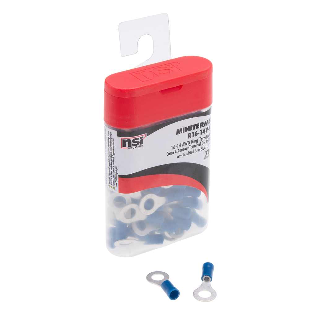 Product image for NSI R16-14V-P 16-14 Vinyl Ring 1/4