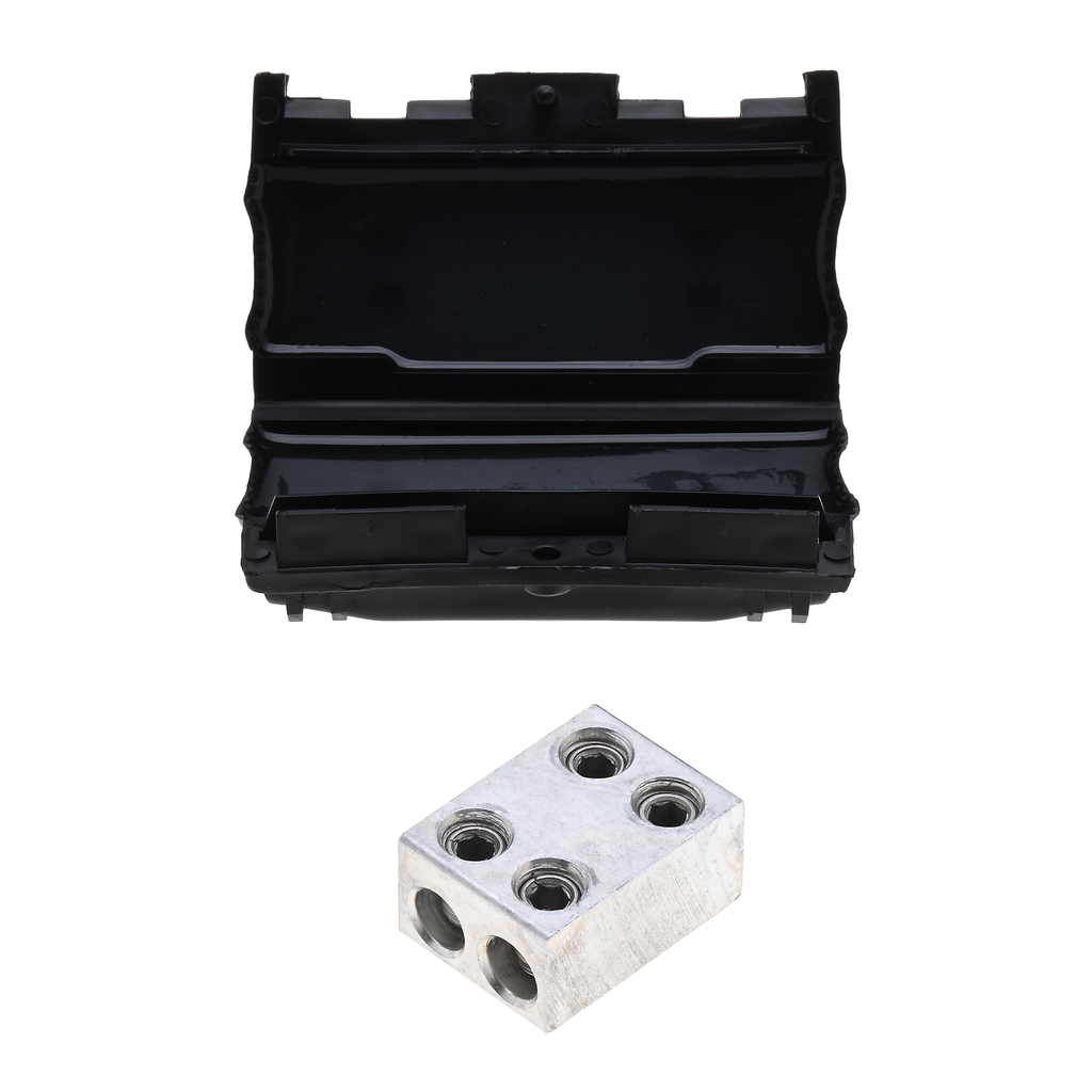 Product image for NSI ESGTS-2 14 to 2 AWG Black 4-Cable Gel Splice Kit with Connector