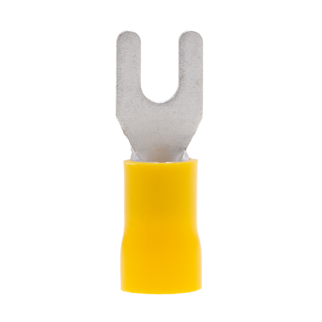 Mayer-DDS-Vinyl Insulated Spade Terminal for #6 Stud and 12-10 AWG | Small 15 Pack-1