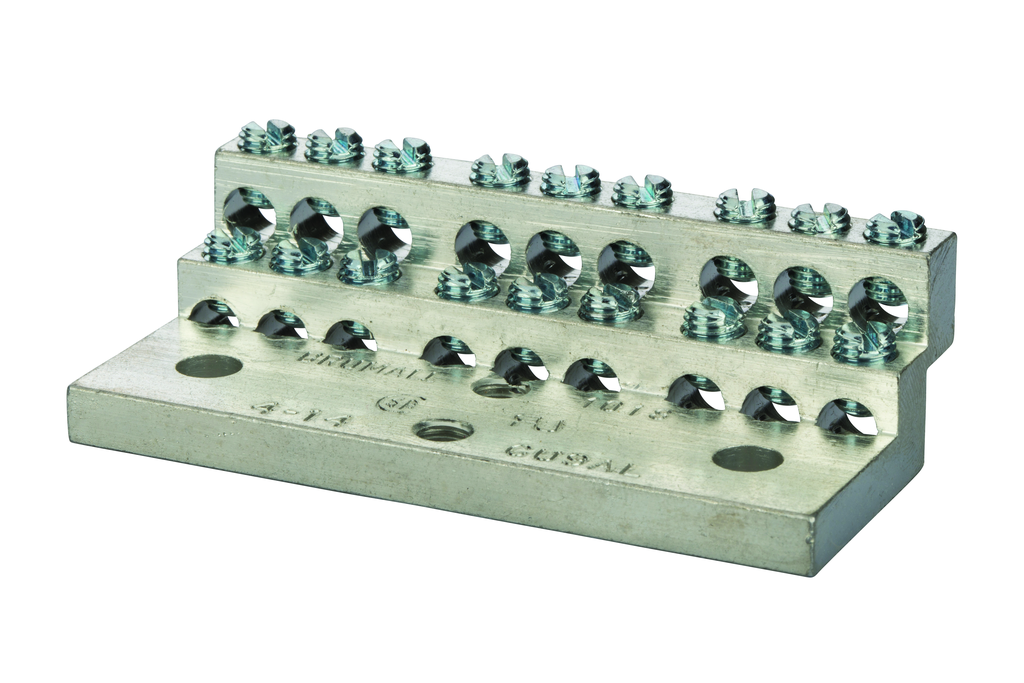 Product image for NSI 1018 Neutral Bar Stacked 18 Cir