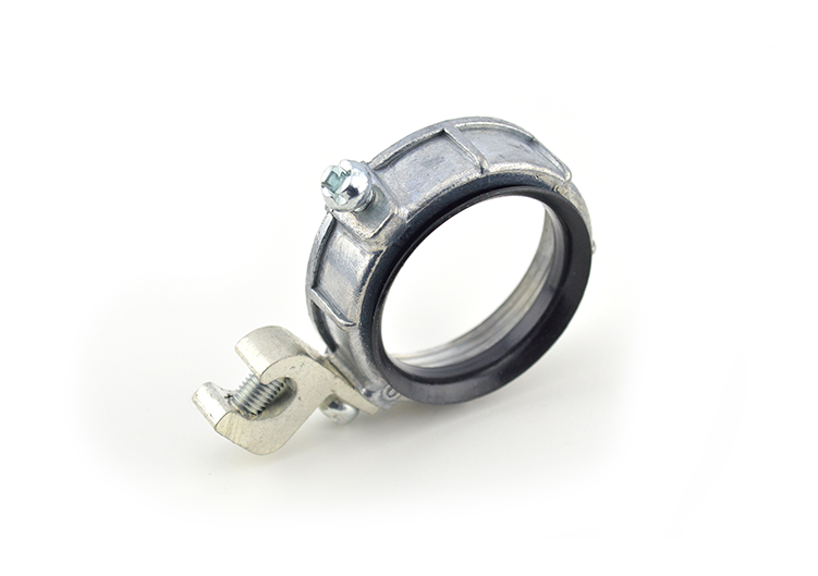 Mayer-DDS-Insulated Grounding Bushing, 1-1/2", Zinc Die Cast with Lug-1