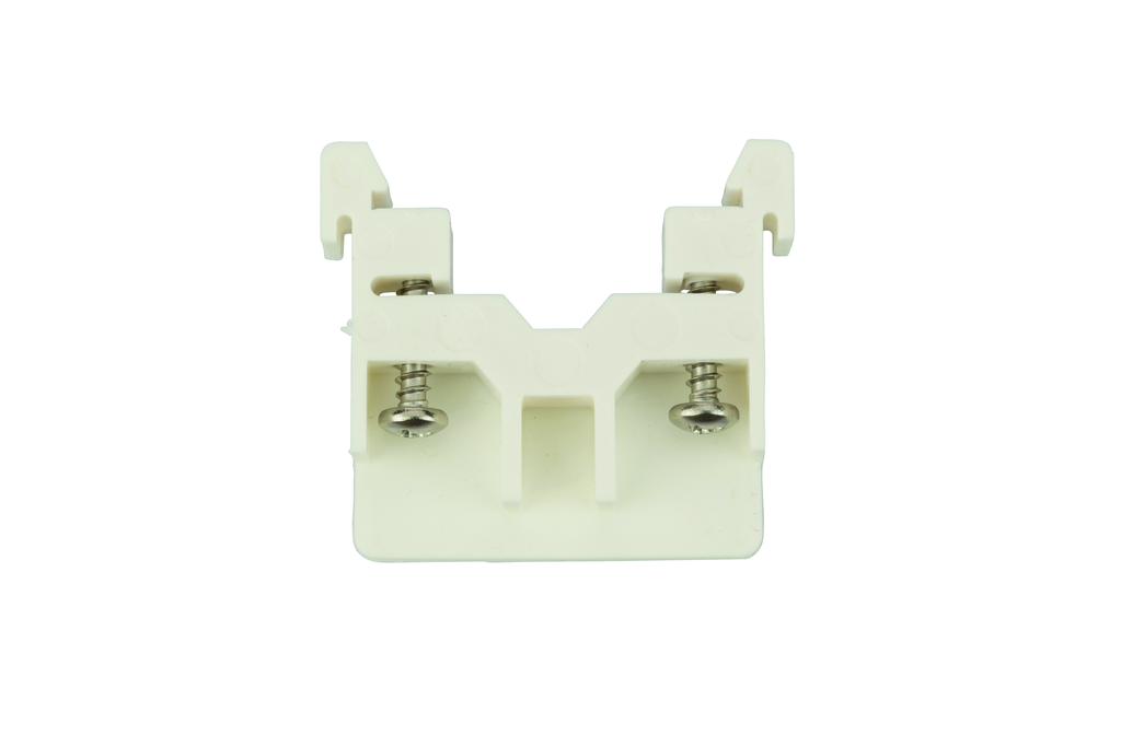 Product image for NSI DREB White Thermal Plastic Din Rail Mount Power Distribution and Terminal Block End Barrier
