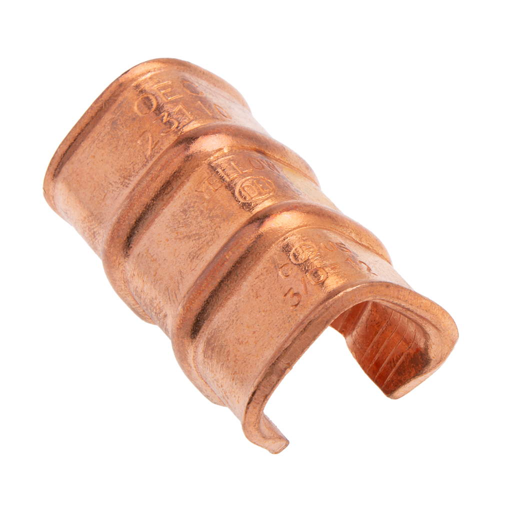 Product image for NSI CT-110 1/0 to 3/0 AWG Main Yellow Copper Compression C-Tap Connector