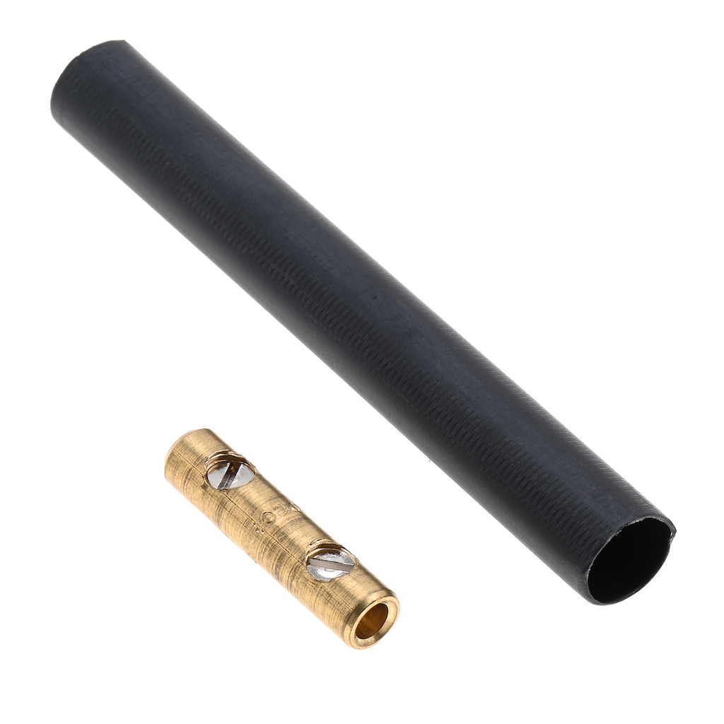 Product image for NSI SKCB-8 14 to 8 AWG Black Copper Direct Burial Butt Splice Kit with Heat Shrink