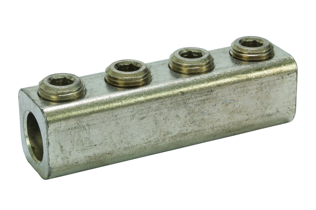 Product image for NSI 350SR 6 AWG to 350 MCM Tinned Aluminum Dual Rated Splicer Reducer