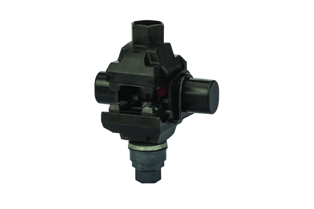 Product image for NSI IPCS4002 3 to 4/0 AWG Main 10 to 2 AWG Tap Black Thermal Plastic Insulation Piercing Connector