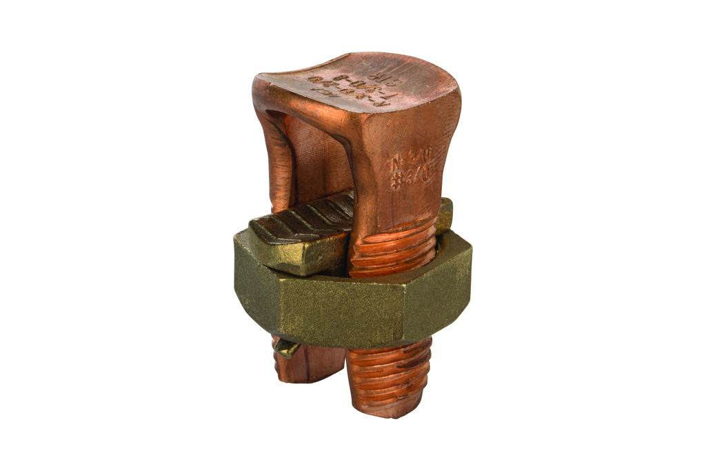 Product image for NSI N-3/0 3/0 AWG Copper 2-Conductor Split Bolt Connector
