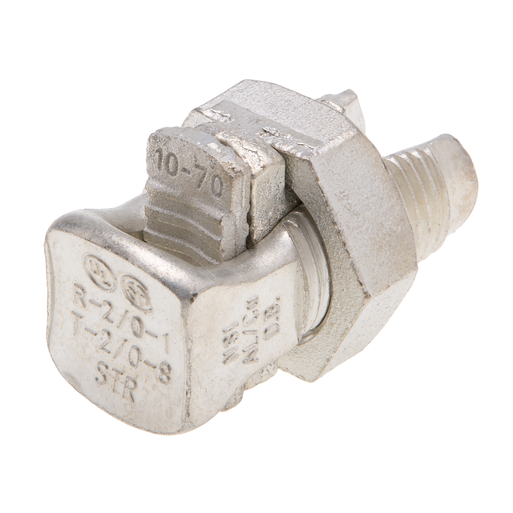 Product image for NSI N-2/0SP 2/0 AWG Tinned Copper 2-Conductor General Purpose Split Bolt Connector