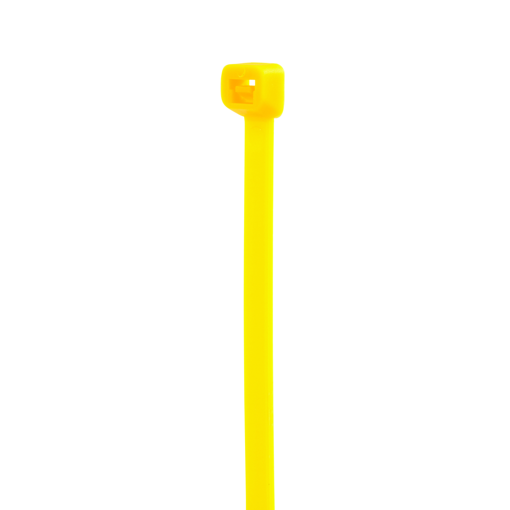 Product image for NSI 530-4 5.6 Inch 30 lb Tensile Strength Yellow Nylon 66 Standard Cable Tie