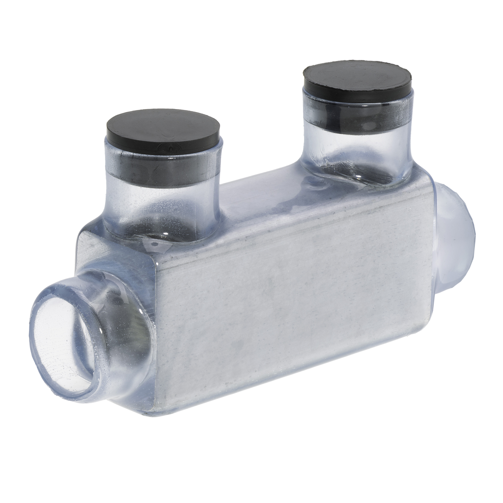 Mayer-DDS-2-Port Clear In-Line Pre-Insulated Connector, 250 MCM-6 AWG-1