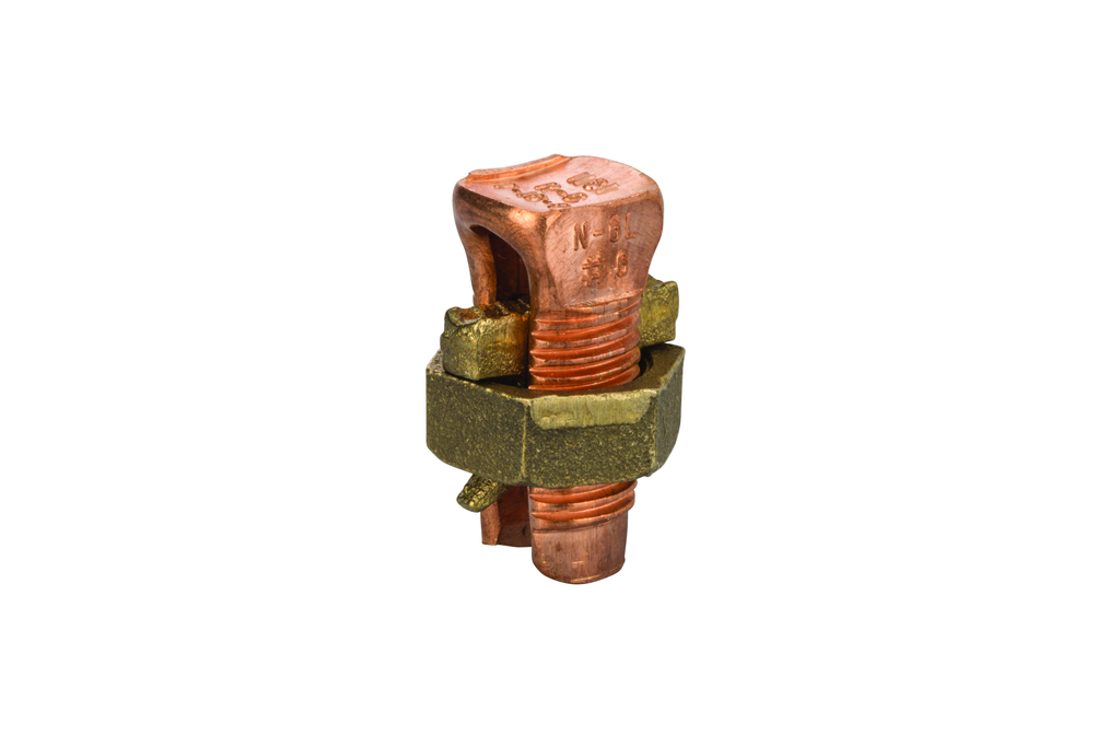 Product image for NSI N-6L Split Bolt Copper 6 3 Wr