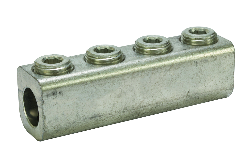 Product image for NSI 500SR 3/0 AWG to 500 MCM Tinned Aluminum Dual Rated Splicer Reducer