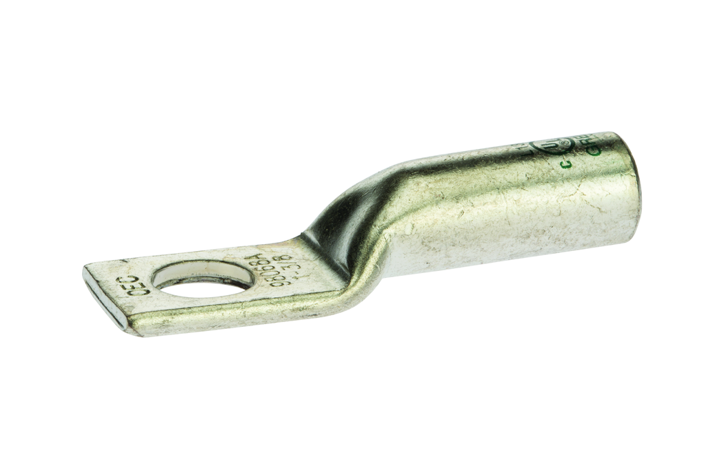 Product image for NSI L138 3/8 Inch 1 AWG Green Copper Long Barrel 1-Hole Compression Lug
