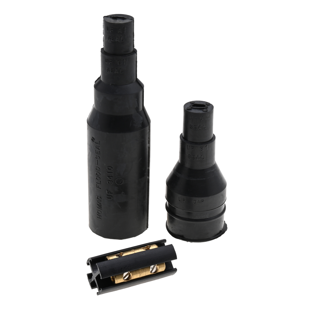 Product image for NSI SKSS-3 14/3 to 10/3 AWG Black 3-Conductor Cable Self-Sealing UF Splice Kit