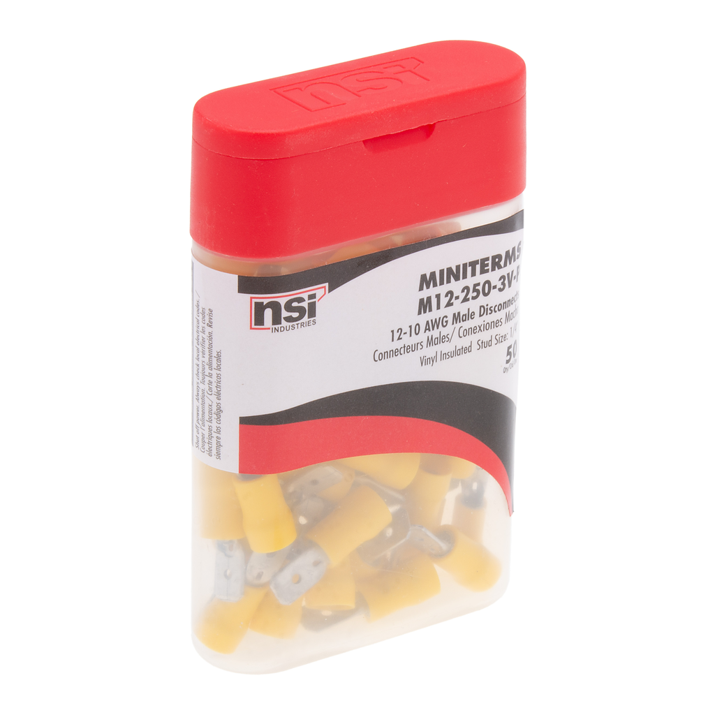 Product image for NSI M12-250-3V-P 12-10 Vinyl Male D