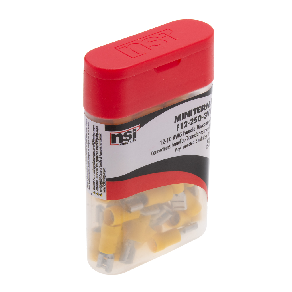 Product image for NSI F12-250-3V-P 12-10 Vinyl Female