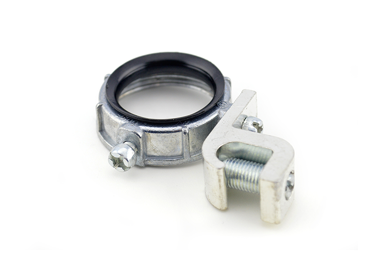 Mayer-DDS-Insulated Grounding Bushing, 1-1/4", Zinc Die Cast with Lug-1
