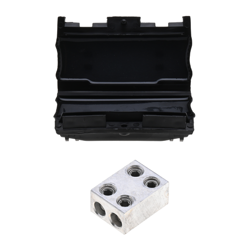 Product image for NSI ESGTS-2 14 to 2 AWG Black 4-Cable Gel Splice Kit with Connector