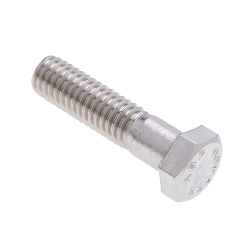 JSBH59 - Bolt, 3/8-16 in. size, 1-1/4 in. length, Hex head, 18-8, Stainless Steel, 100 per pack