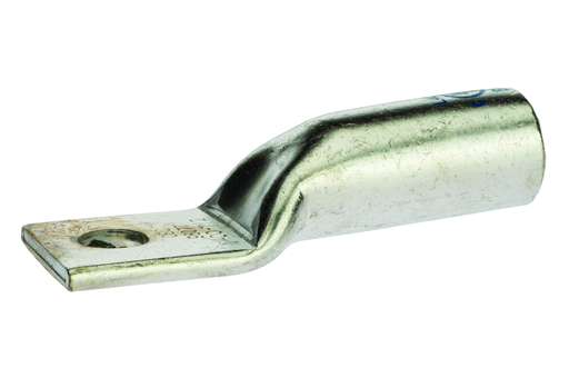 Product image for NSI L40048 1/2 Inch 400 MCM Blue Copper Long Barrel 1-Hole Compression Lug