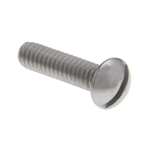 6-32 x 1-1/2 in. Round Head Slotted Machine Screws - 18-8 Stainless - 100qty