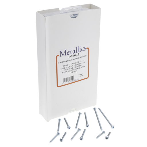 RMK632 - Screws 6-32 Rh Cd MS Kit St-zn (Trey 1)