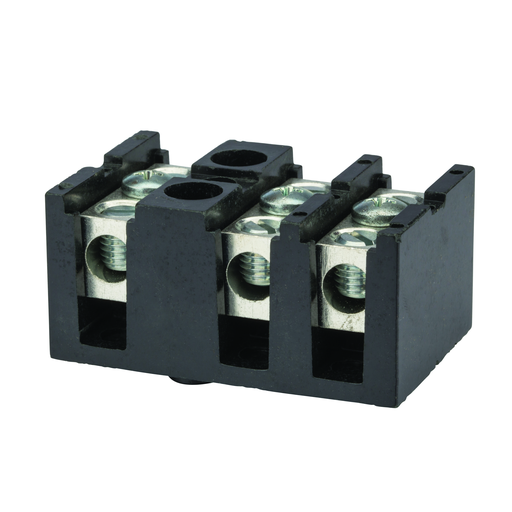 Product image for NSI TBS2-3 14 to 2 AWG Black Thermal Plastic 3-Pole Splicer/Reducer