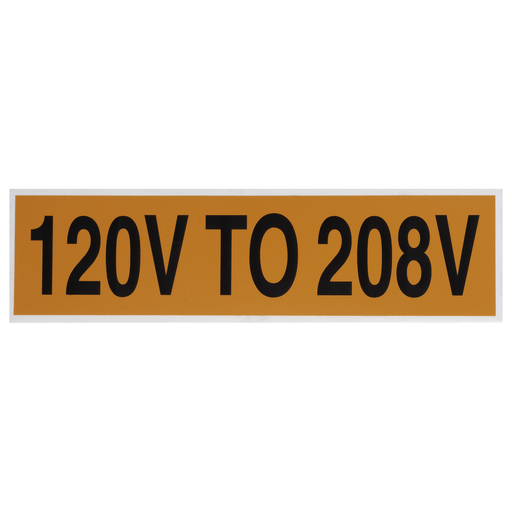 Picture of VM-A-35 - Voltage Marker 120V To 208V