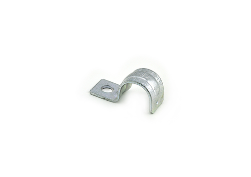 920-S - One Hole EMT Pipe Strap 1/2", Zinc Plated Steel